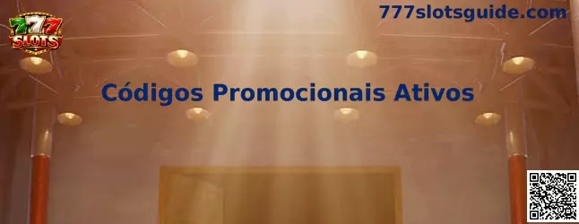 Códigos Promocionais Ativos en 777 Slots